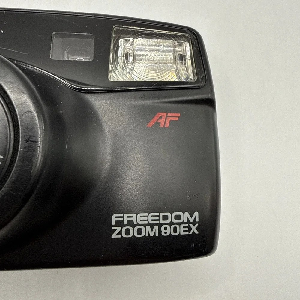 Minolta 90EX 35mm Point & Shoot Film Camera Powers Up/Flash‎ Doesn't Work As Is